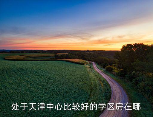 处于天津中心比较好的学区房在哪