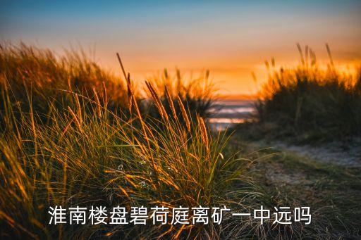 淮南楼盘碧荷庭离矿一中远吗