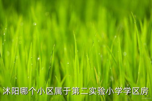 沭阳城东哪个学区房好，沭阳哪个小区属于第二实验小学学区房