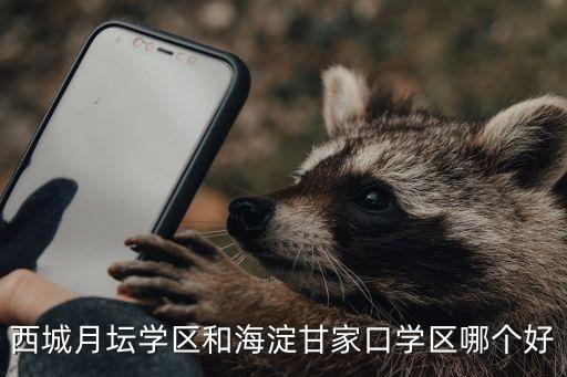 北京西城哪个学区房好卖，西城月坛学区和海淀甘家口学区哪个好