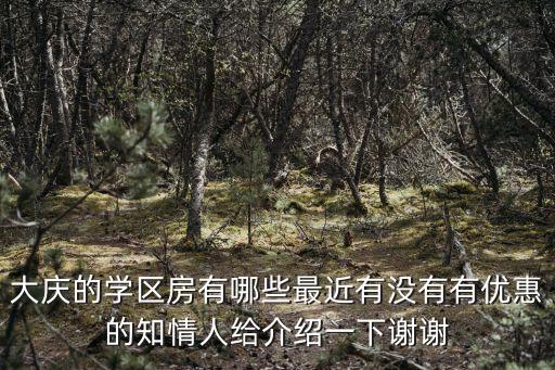 大庆创业城哪个区是学区房，大庆创业城几个区