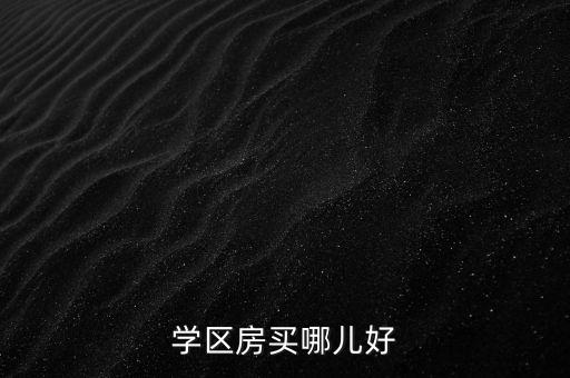 学区房买哪儿好