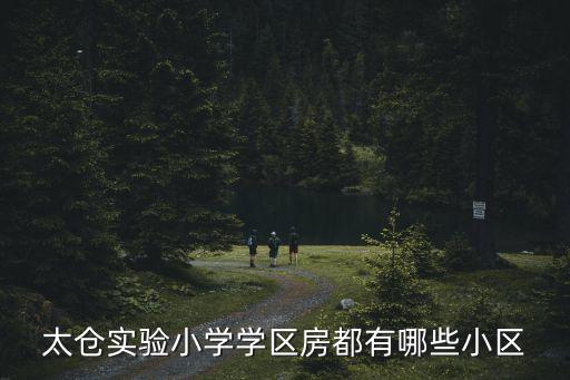 太小学区房有哪些，太仓实验小学学区房都有哪些小区
