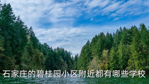碧桂园里面的学区房有哪些，广州碧桂园附近有什么学校