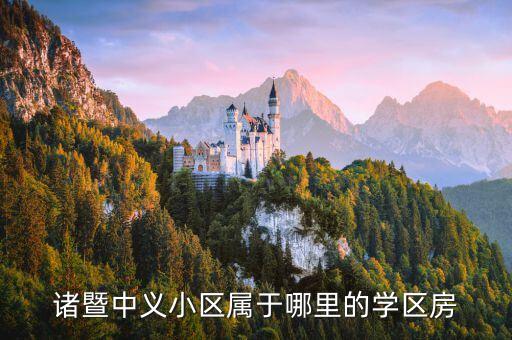 诸暨中义小区属于哪里的学区房