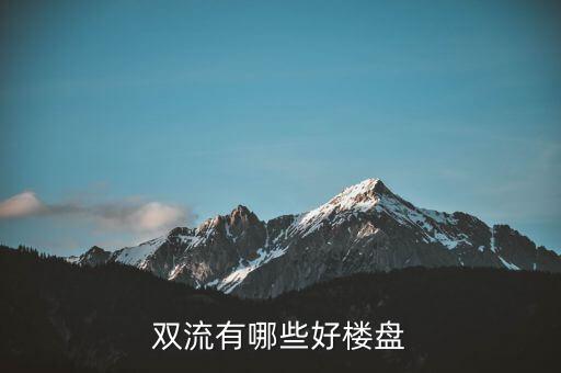双流有哪些好楼盘