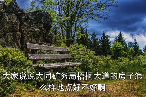 大家说说大同矿务局梧桐大道的房子怎么样地点好不好啊