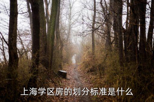 上海学区房的划分标准是什么
