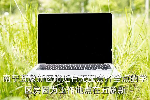 南宁五象新区附近有无配套齐全点的学区房因为工作地点在五象新