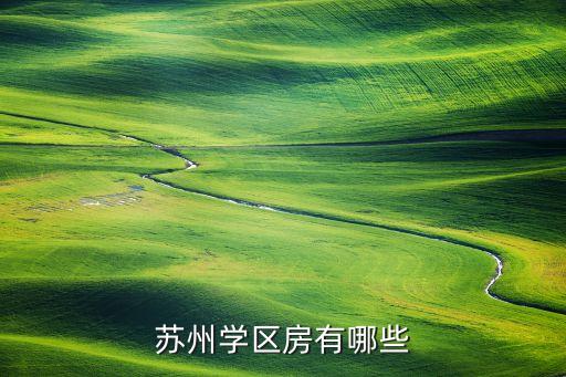 苏州学区房有哪些