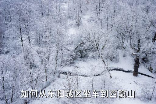 如何从东阳城区坐车到西甑山