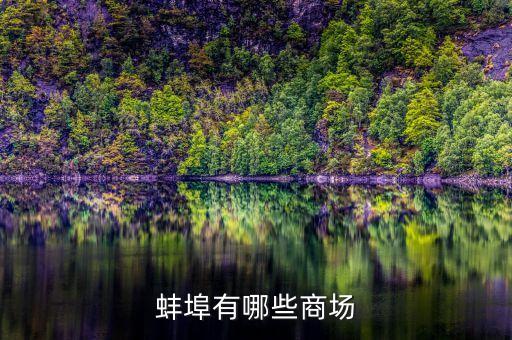 蚌埠有哪些商场