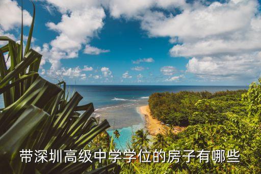 带深圳高级中学学位的房子有哪些