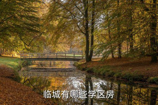 临城有哪些学区房