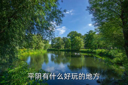平阴有什么好玩的地方