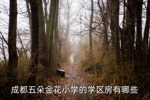 成都五朵金花小学的学区房有哪些