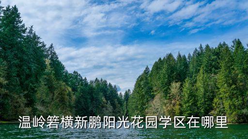 温岭箬横新鹏阳光花园学区在哪里