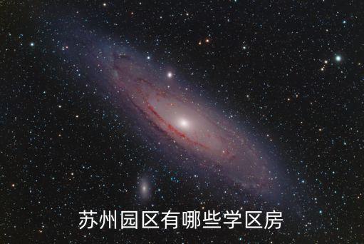 苏州园区有哪些学区房
