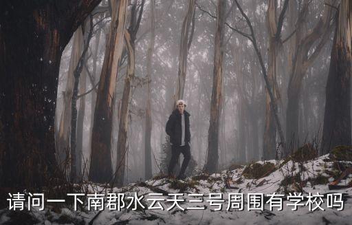 请问一下南郡水云天三号周围有学校吗