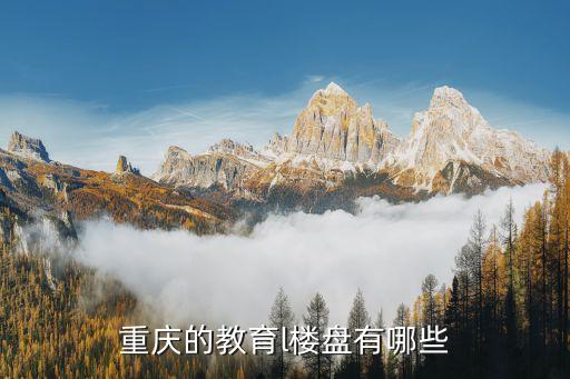 重庆的教育l楼盘有哪些
