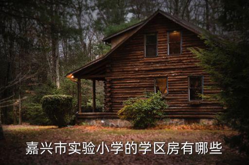 嘉兴市实验小学的学区房有哪些